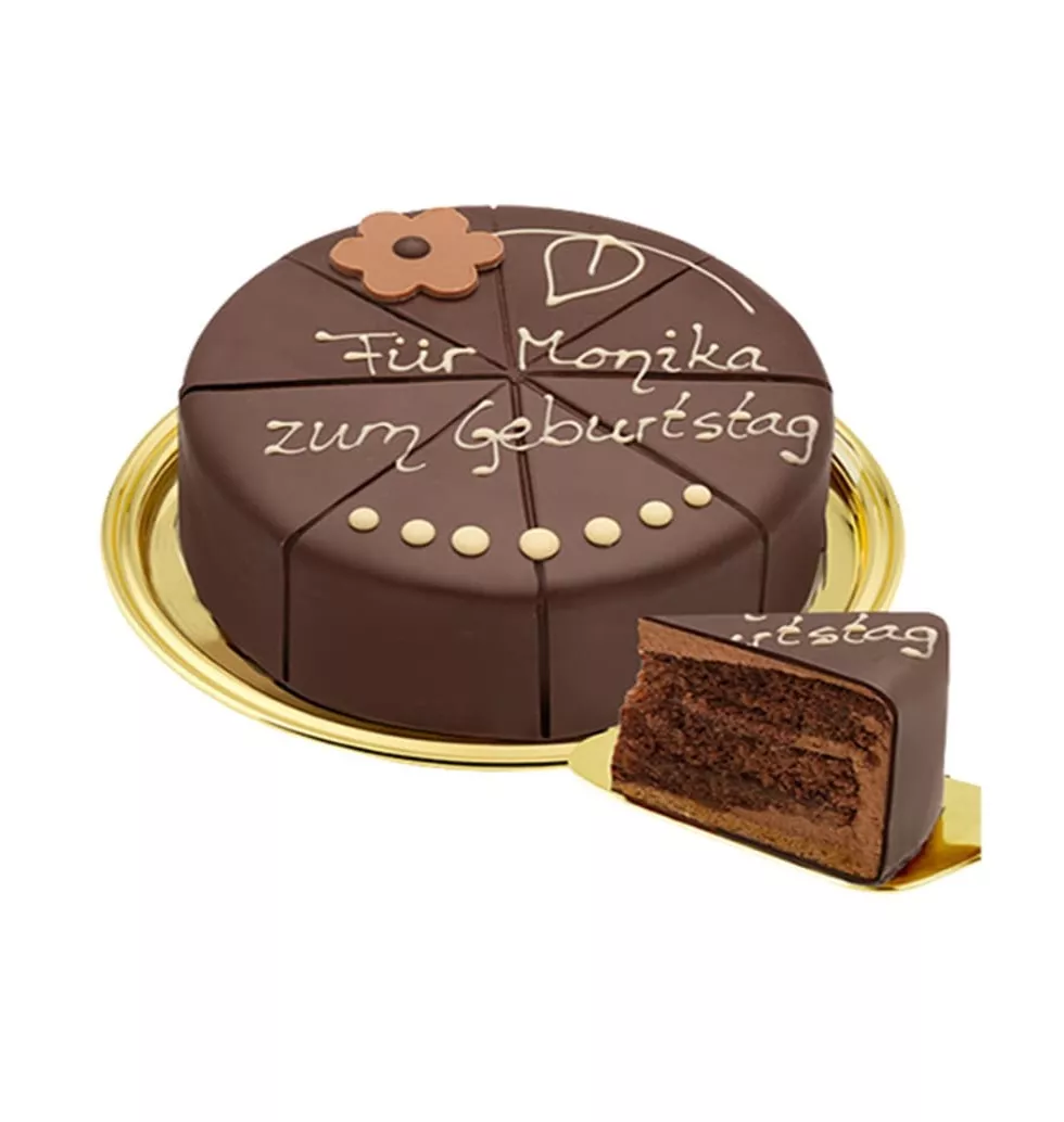 Cake with Dark Chocolate Flavor