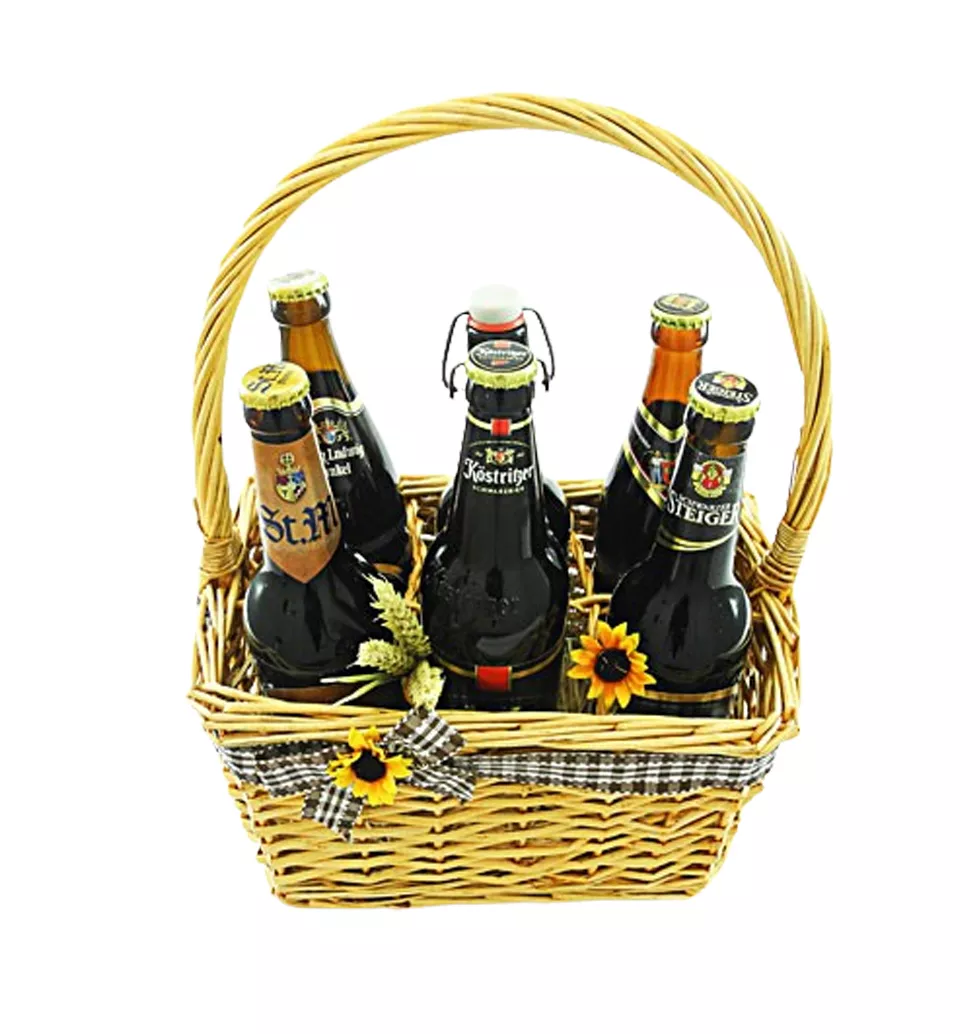 Magical Festive Moments with Beer Basket