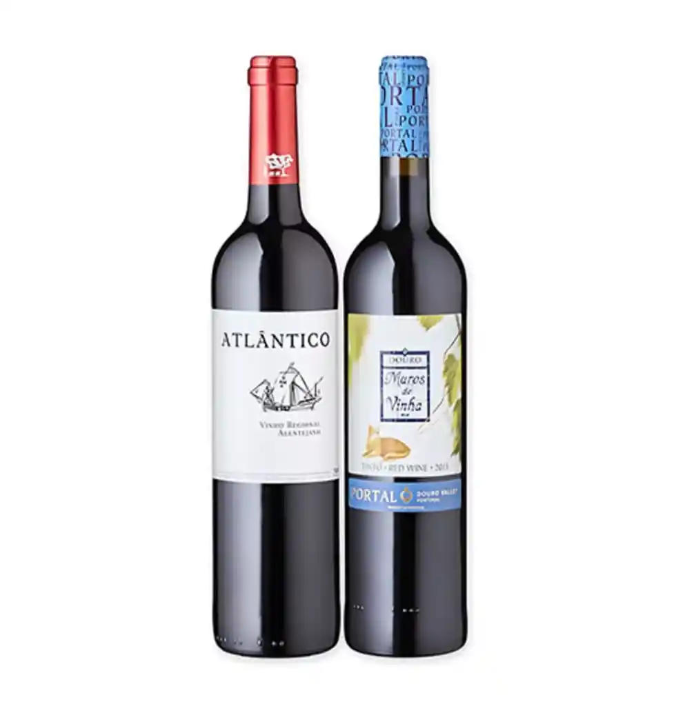 Two Bottles of Wine from Portugal