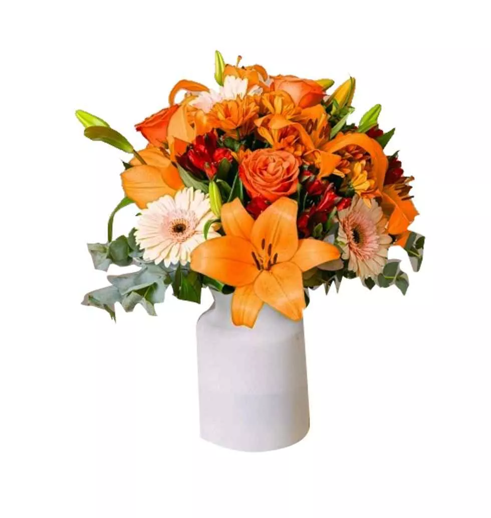 Warmth Of Fall Flower Bouquet