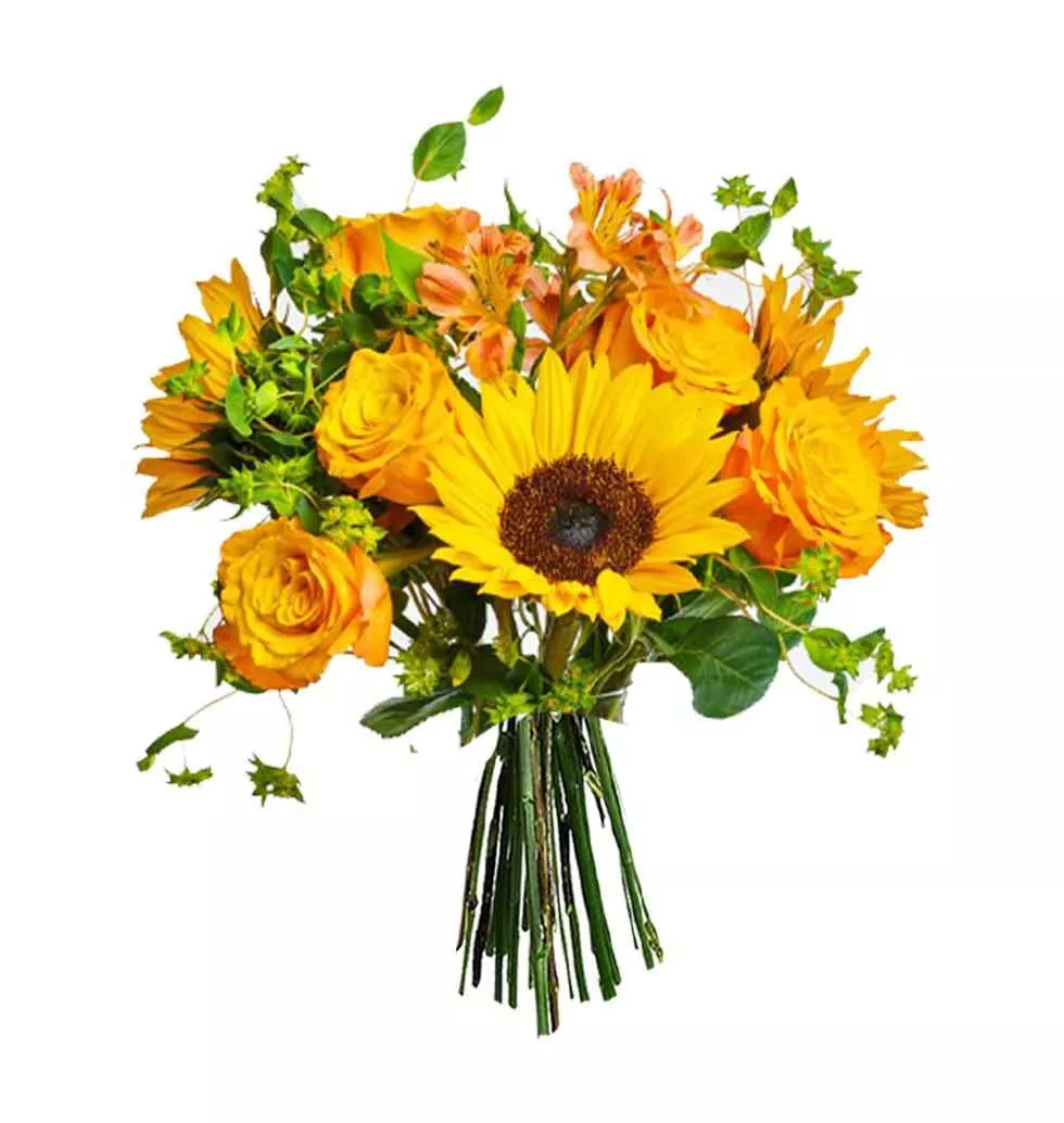 Radiant Bouquet With Vibrant Blooms