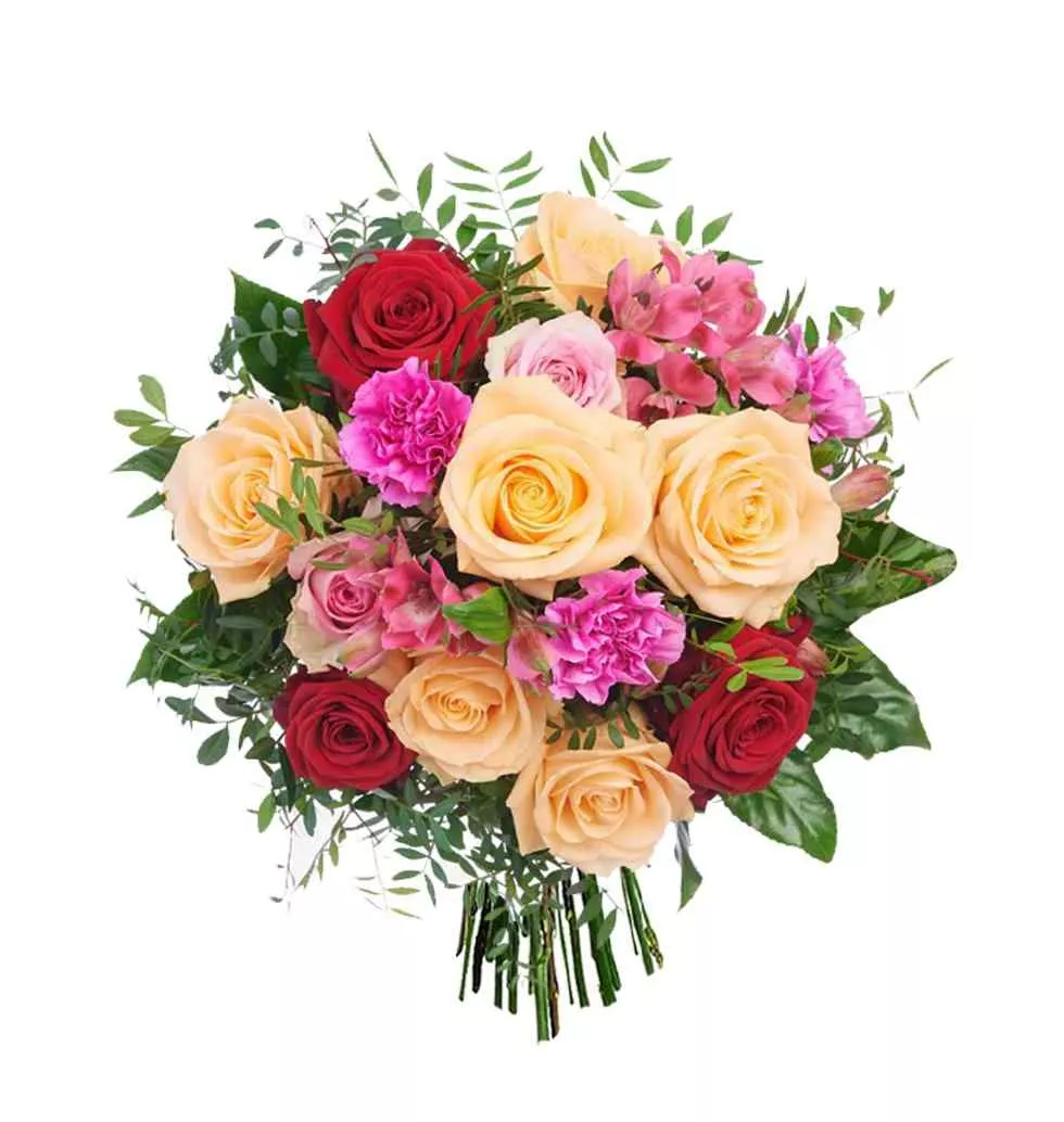 Radiant Bouquet With Roses