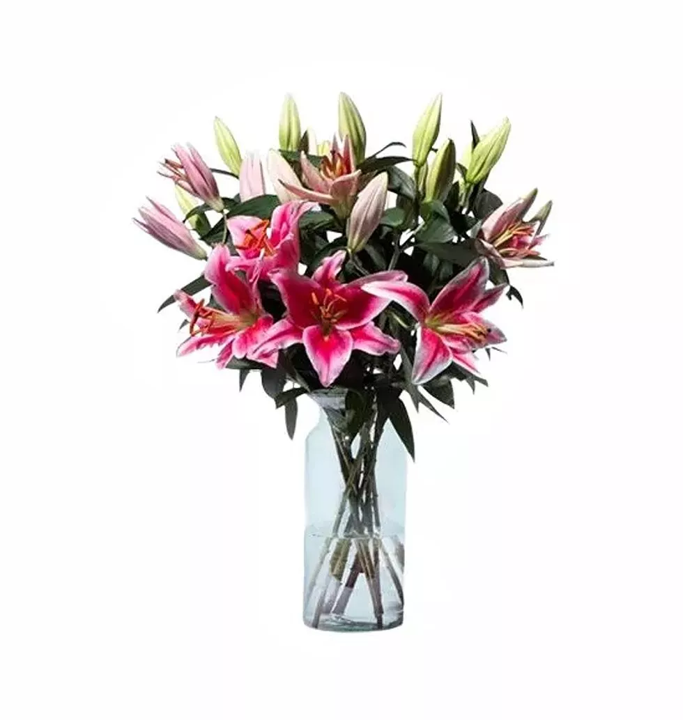 Pink Grace Lily Bunch