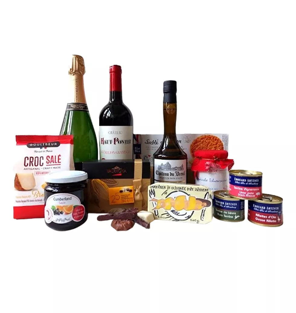 Gourmet Wine & Delicacies Gift Box