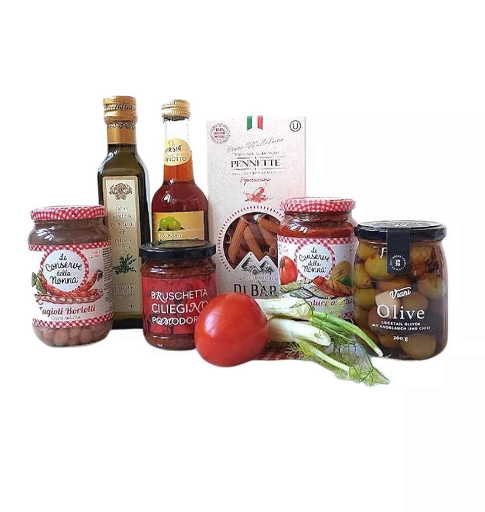 Italian Vegetarian Feast Basket