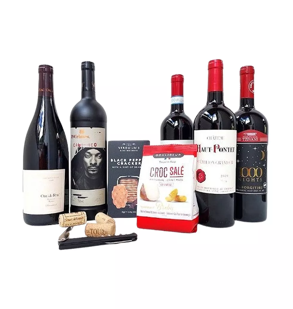 International Wine and Savory Hamper