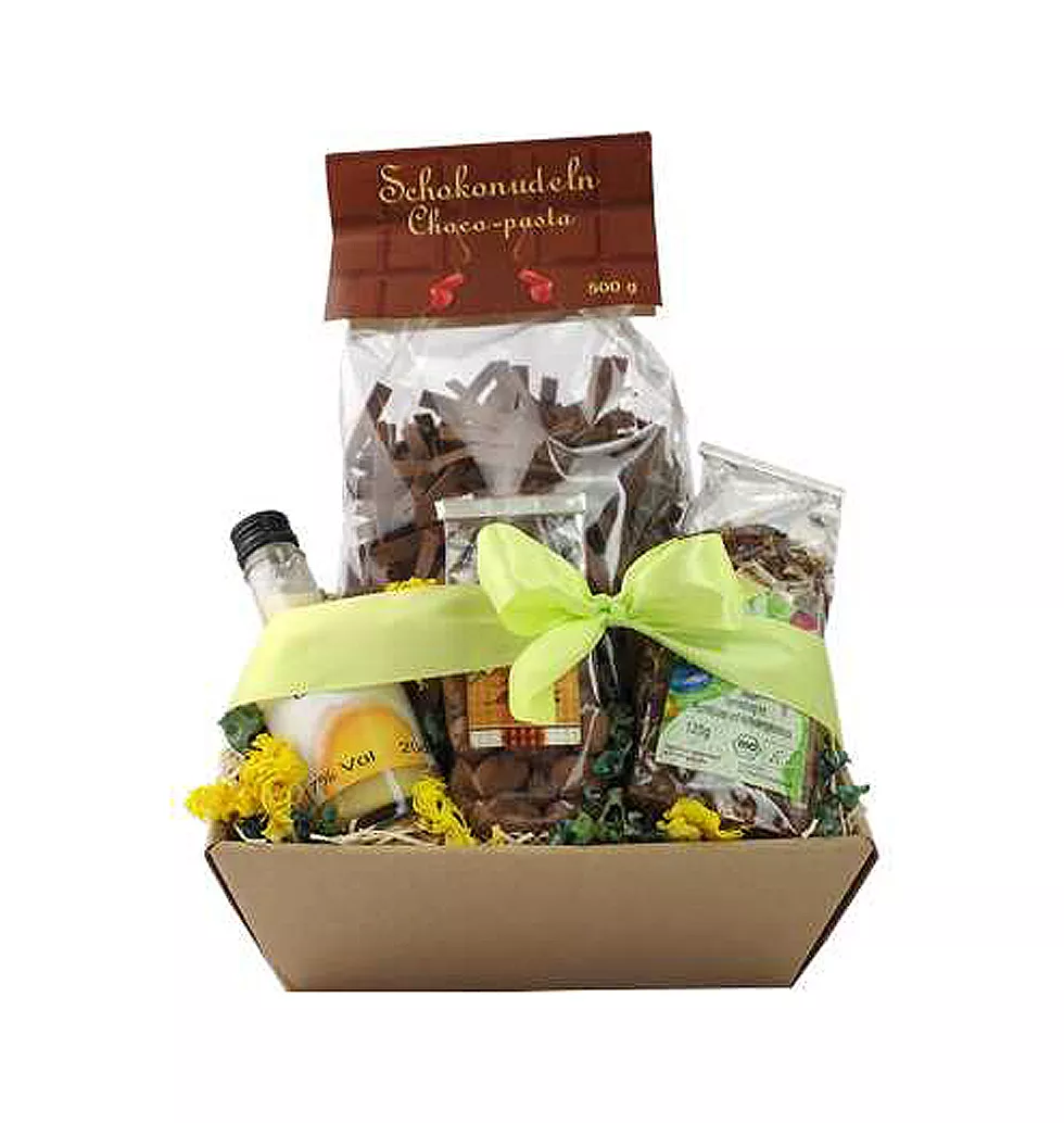 Hoppy Easter Snacks Basket