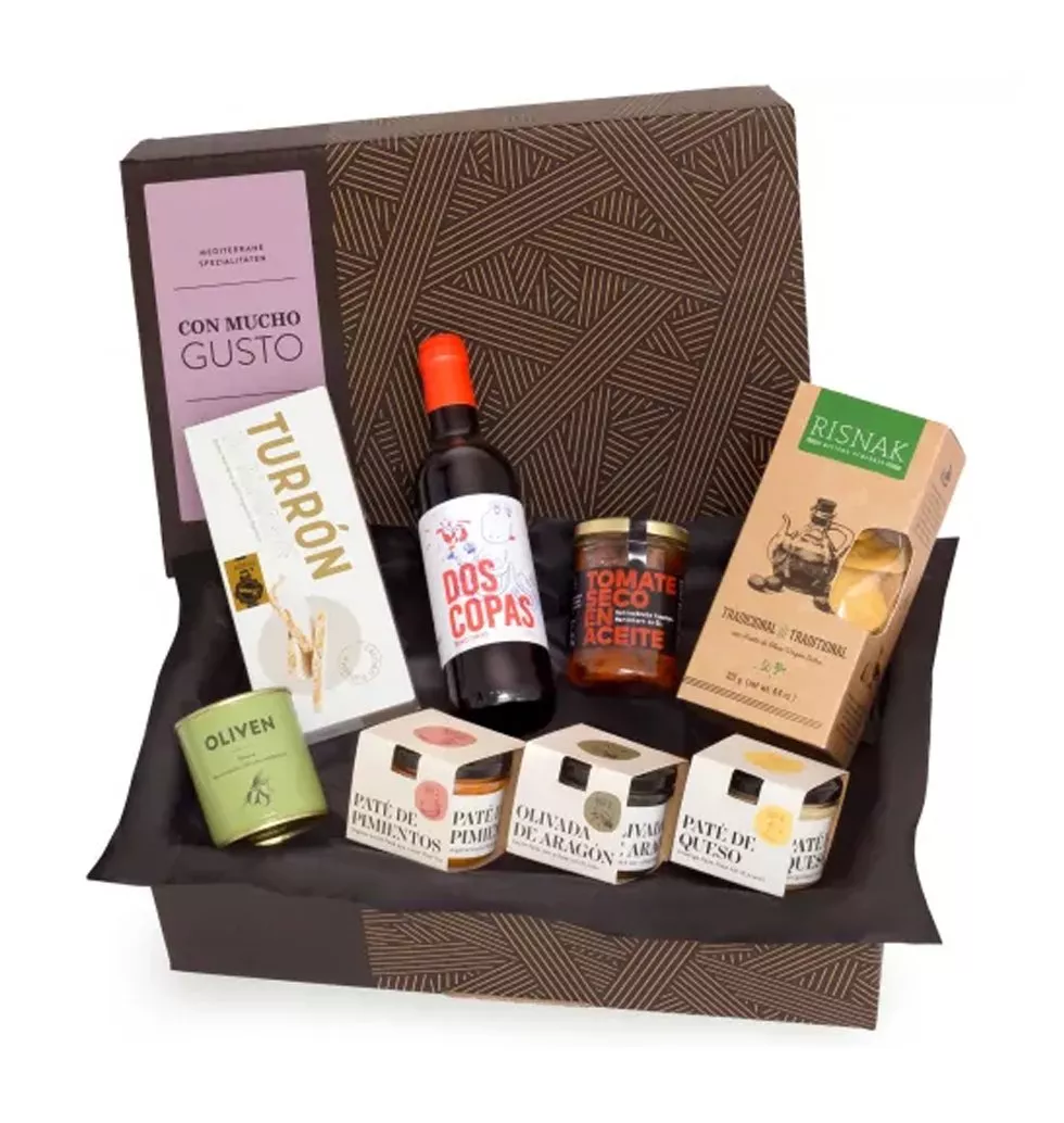 Gourmet Olive & Wine Set