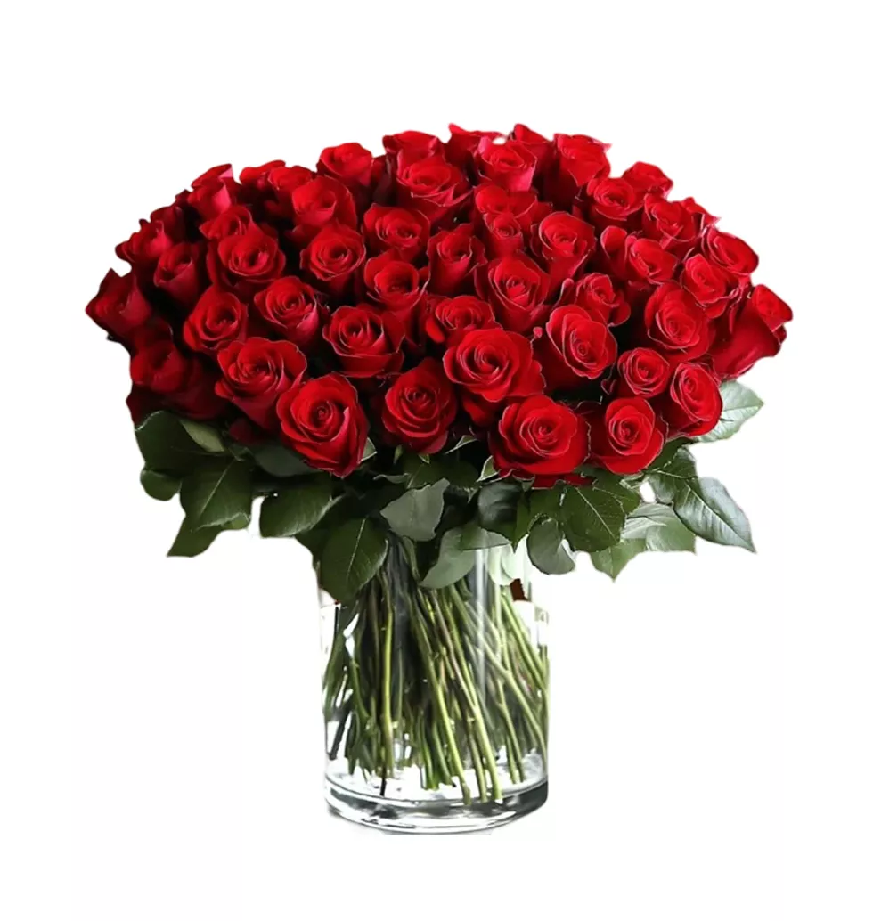 Passionate Red Rose Bouquet