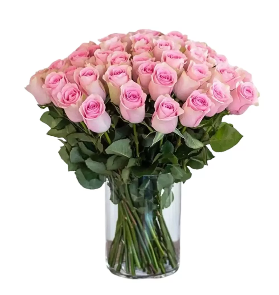 Blushing Pink Rose Bouquet