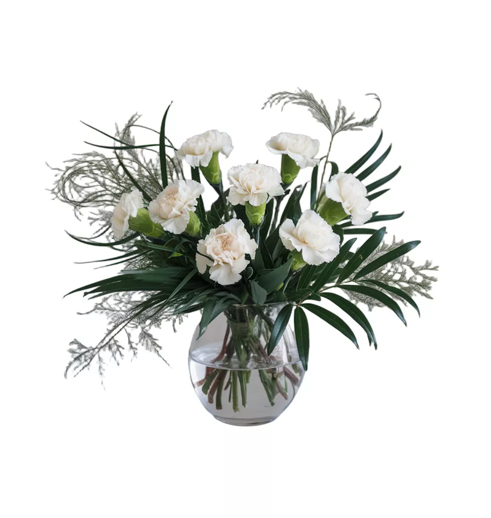 Timeless White Floral Bouquet