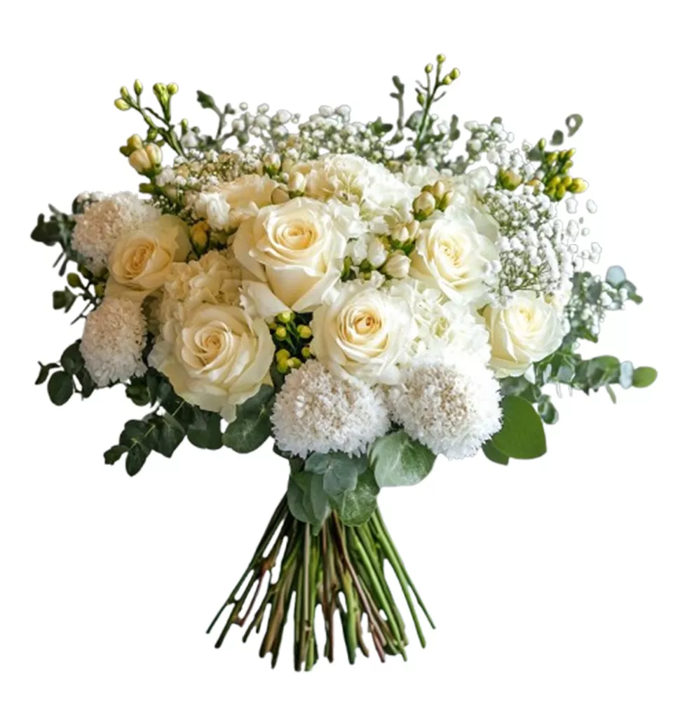 Timeless White Blooms Bouquet