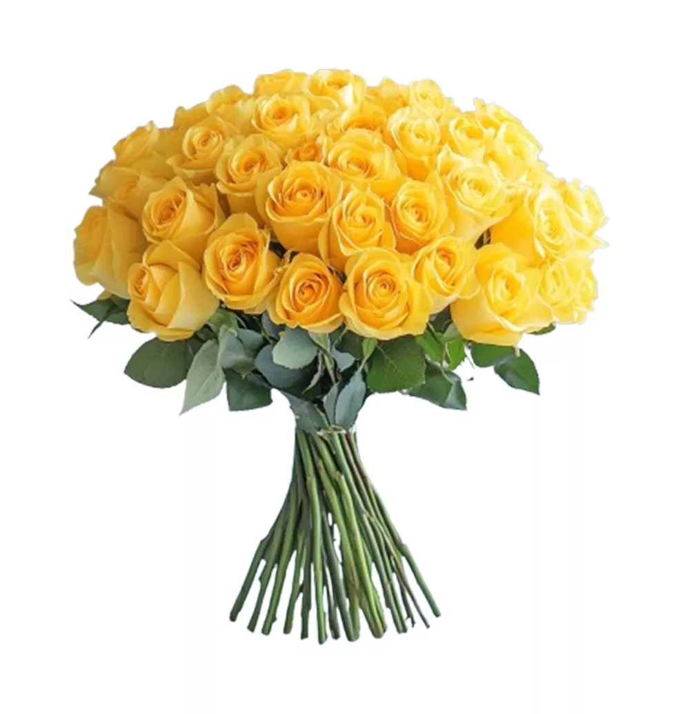 Golden Blooms: 50 Cheerful Yellow Roses