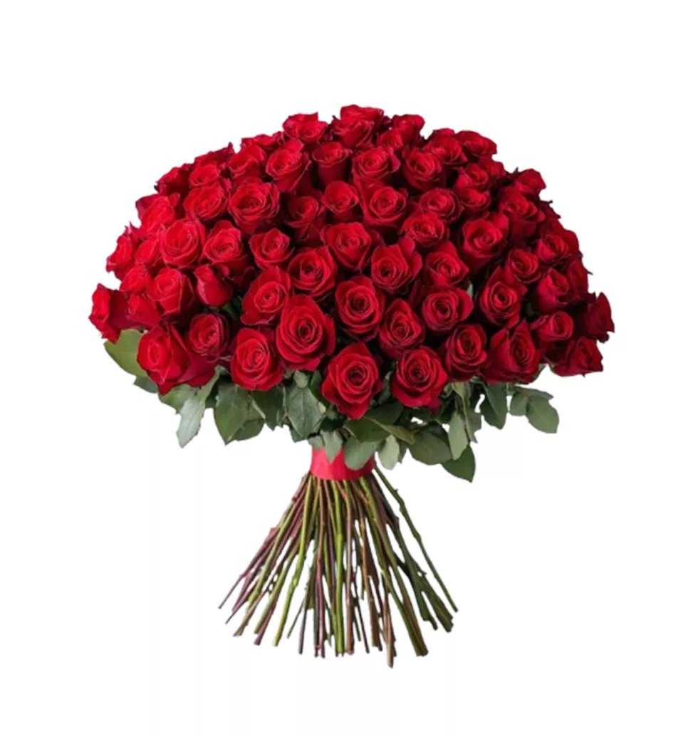 Romantic 60-Rose Bouquet for Her