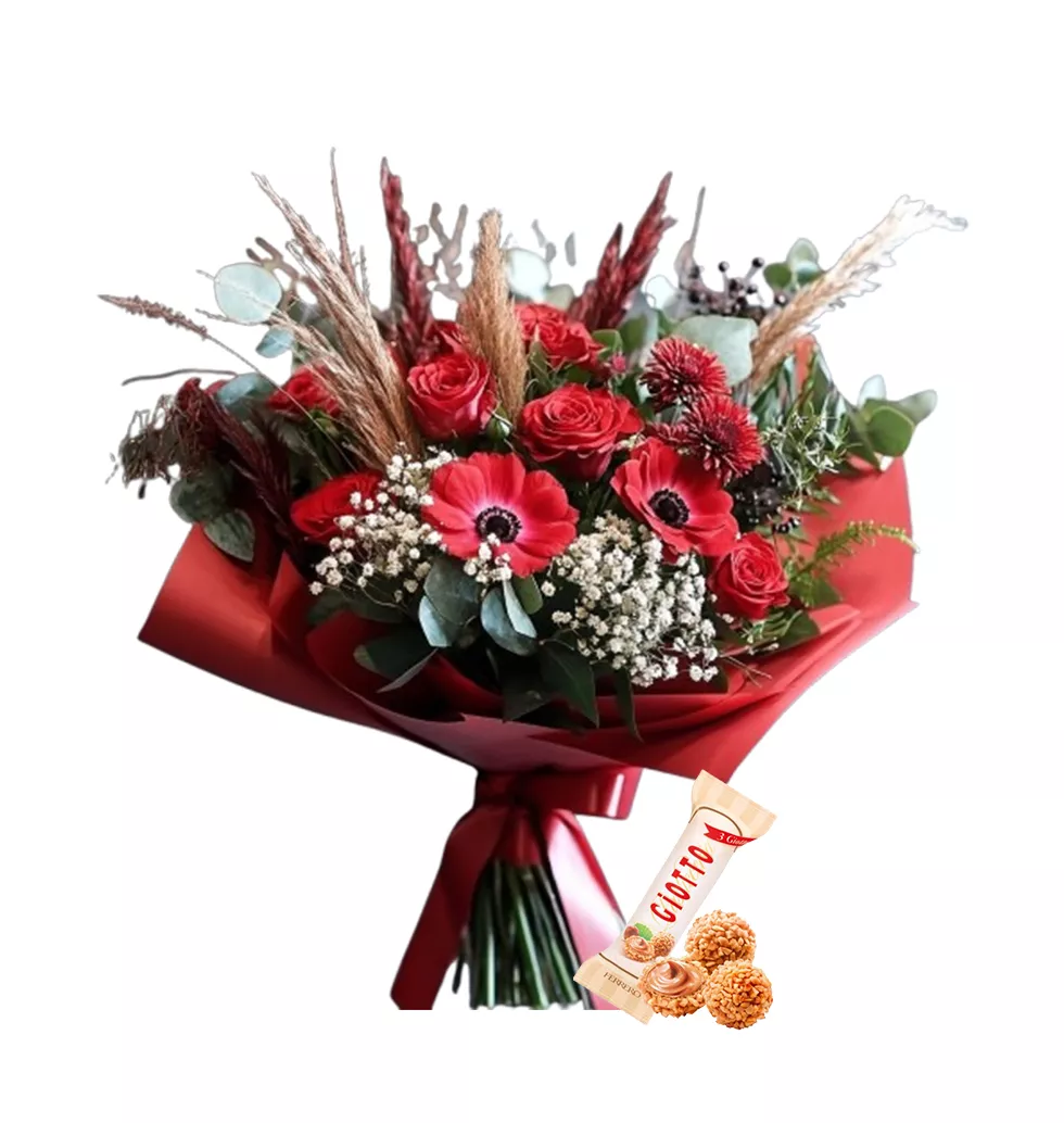 Enchanting Red Lover's Arrangement