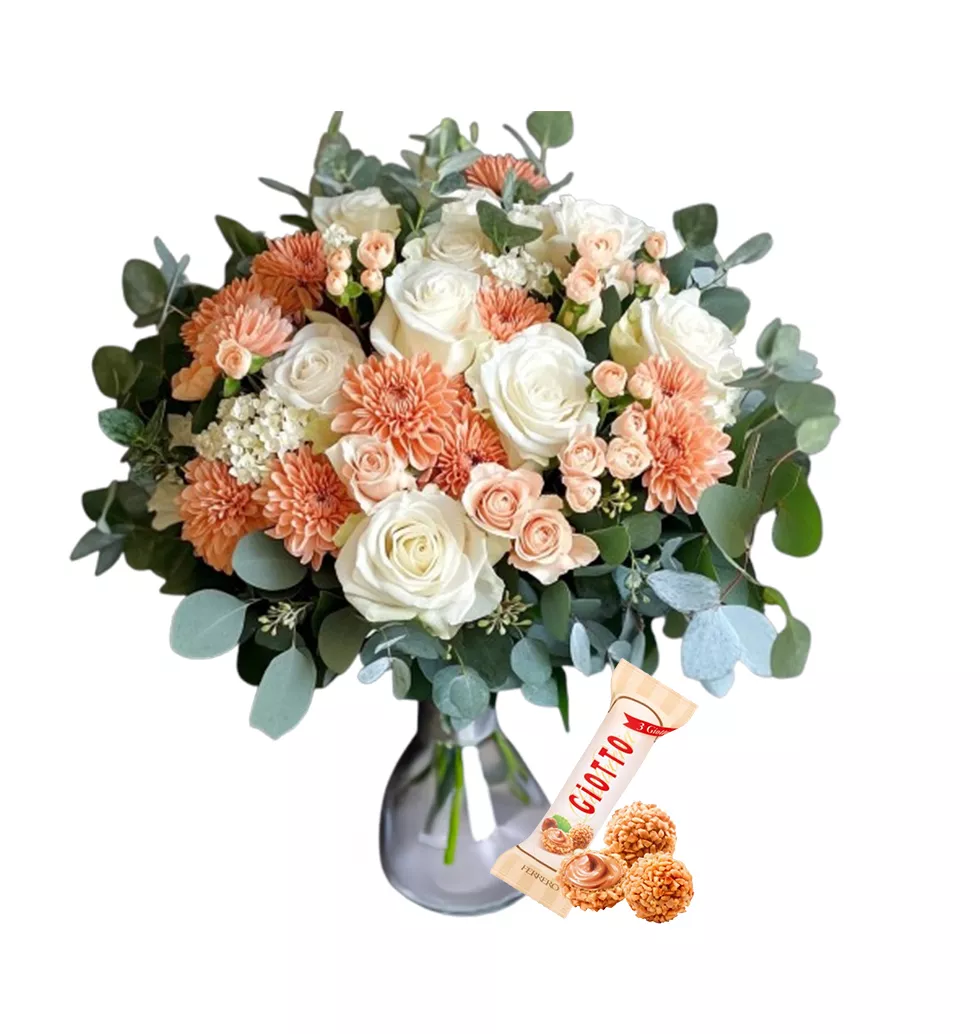 Charming Bouquet & Ferrero Duo